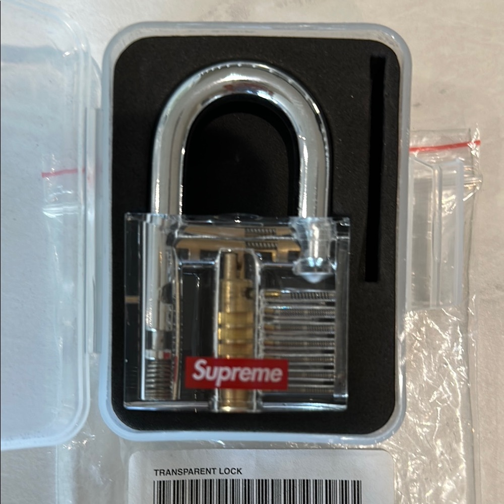 Supreme Transparent Padlock